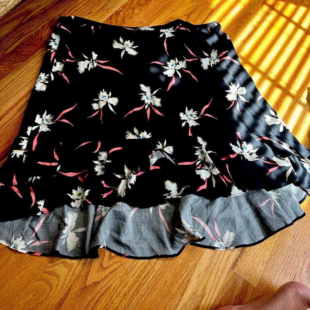 Jcrew HighLow Patterned Skirt SIZE XXL